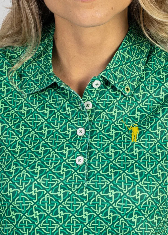 New William Murray Women's Knotty by Nature Sleeveless Golf Polo MSP$78