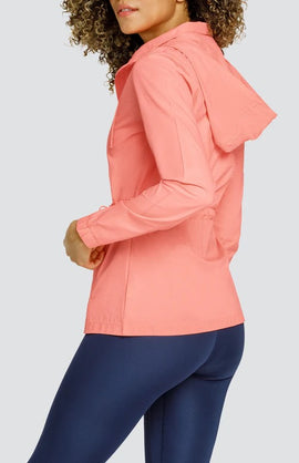 New Tail Activewear Nola Golf Jacket - Melon Punch MSP$96 - 0