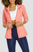 New Tail Activewear Nola Golf Jacket - Melon Punch MSP$96-3