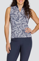 New Tail Activewear Women's Alaine Sleeveless Golf Top- Victory Wreath MSP$96-1