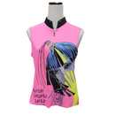 Jamie Sadock Pink “Blah Blah Blah” Sleeveless Golf Top Size M-1