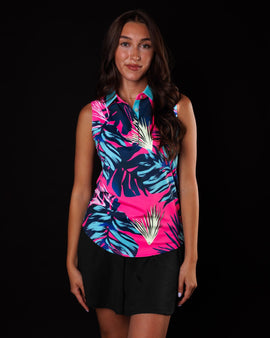 New Sunday Swagger Sleeveless Women's Golf Polo - All Inclusive