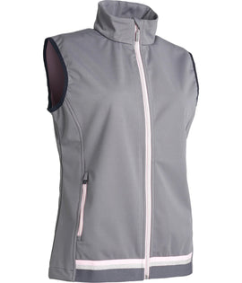 New Abacus Women's Nevan Softshell Vest Granite Size M MSP$115