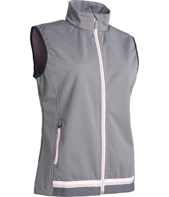 New Abacus Women's Nevan Softshell Vest Granite Size M MSP$115