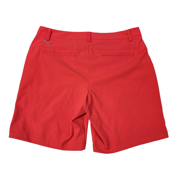 Puma Women's Bright Coral Golf Shorts Size 12 MSP$70