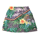Lucky in Love Green & Yellow Tropical Print Women’s Golf Skort Size M-4
