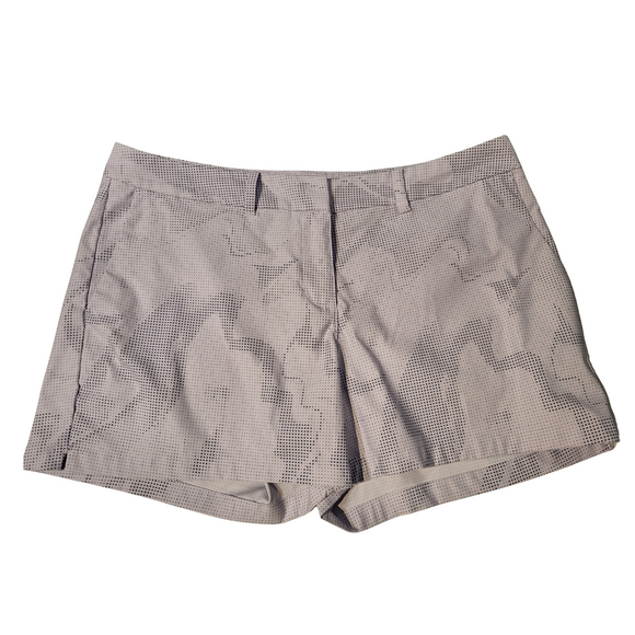 Nike Women's Purple Matrix Print Golf Shorts Size 12