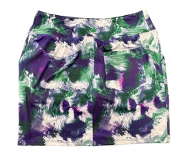 New Amy Sport Dark Watch Abstract Monarch Beach Golf Skort MSP$160 - 0