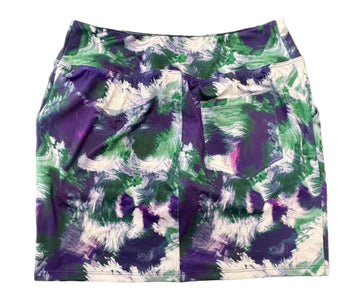New Amy Sport Dark Watch Abstract Monarch Beach Golf Skort MSP$160 - 0