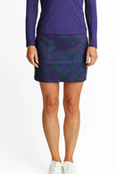 New Amy Sport Dark Watch Plaid Monarch Beach Skort MSP$160-1
