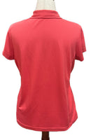 Daily Sports Coral Textured Short Sleeve Golf Polo Size XL-2