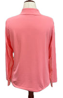 Ibkul Solid Long Sleeve Sunshirt Size L-2