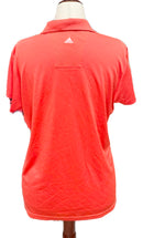 New Adidas Climacool Bright Coral Polo w/ Logo Size XL MSP $60-2