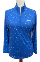 Lohla Sport Blue Golf Pullover with Star Pattern Size L MSP $150-1