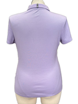 Puma Women's Purple Textured Golf Polo Size XL MSP$60 - 0