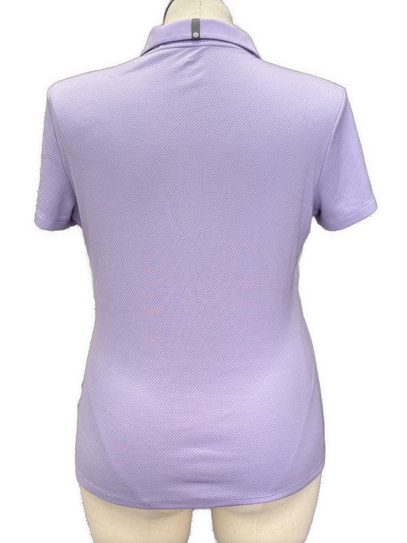 Puma Women's Purple Textured Golf Polo Size XL MSP$60