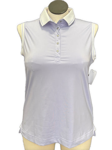 Daily Sports Women's Light Purple Sleeveless Golf Polo Size XL MSP$75