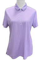 Callaway Purple Heathered Women's Short Sleeve Golf Top Size L-1