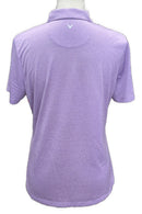 Callaway Purple Heathered Women's Short Sleeve Golf Top Size L-2
