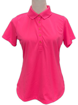 Nike Golf Bright Pink Short Sleeve Golf Top Size M