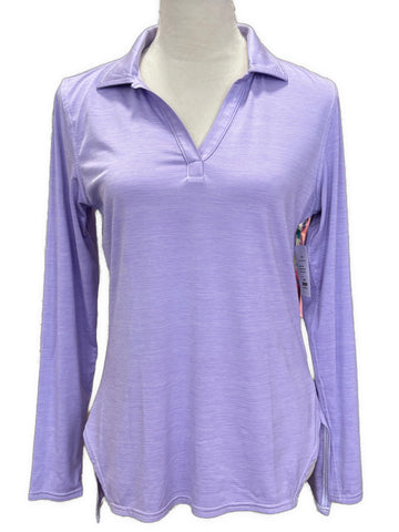 Footjoy Purple Heathered Women's Long Sleeve Top Size S