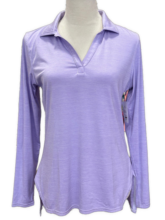 Footjoy Purple Heathered Women's Long Sleeve Top Size S