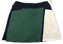 Lady Hagen Navy Green & White Patterned Women's Golf Skort Size L-1