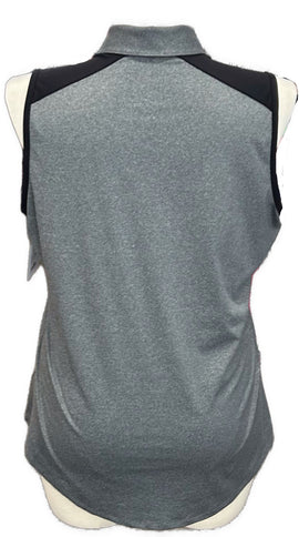 Adidas Gray Heathered Women's Sleeveless Golf Top w/Logo Size XL - 0