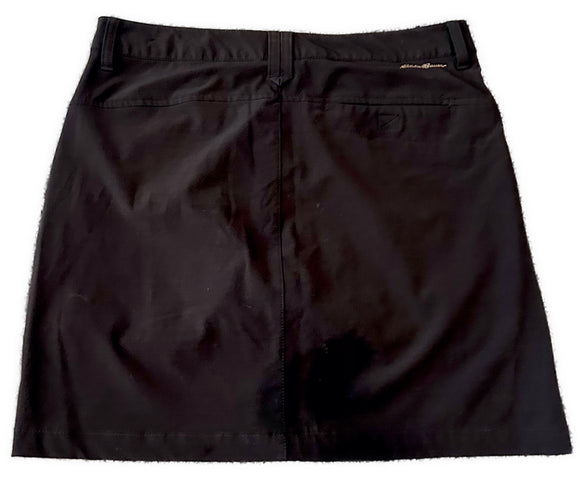 Eddie Bauer Women's Black Athletic 18” Skort Size 6