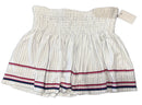 Lucky in Love White & Navy Striped Women's High Waist 15.5” Skort Size XL-2