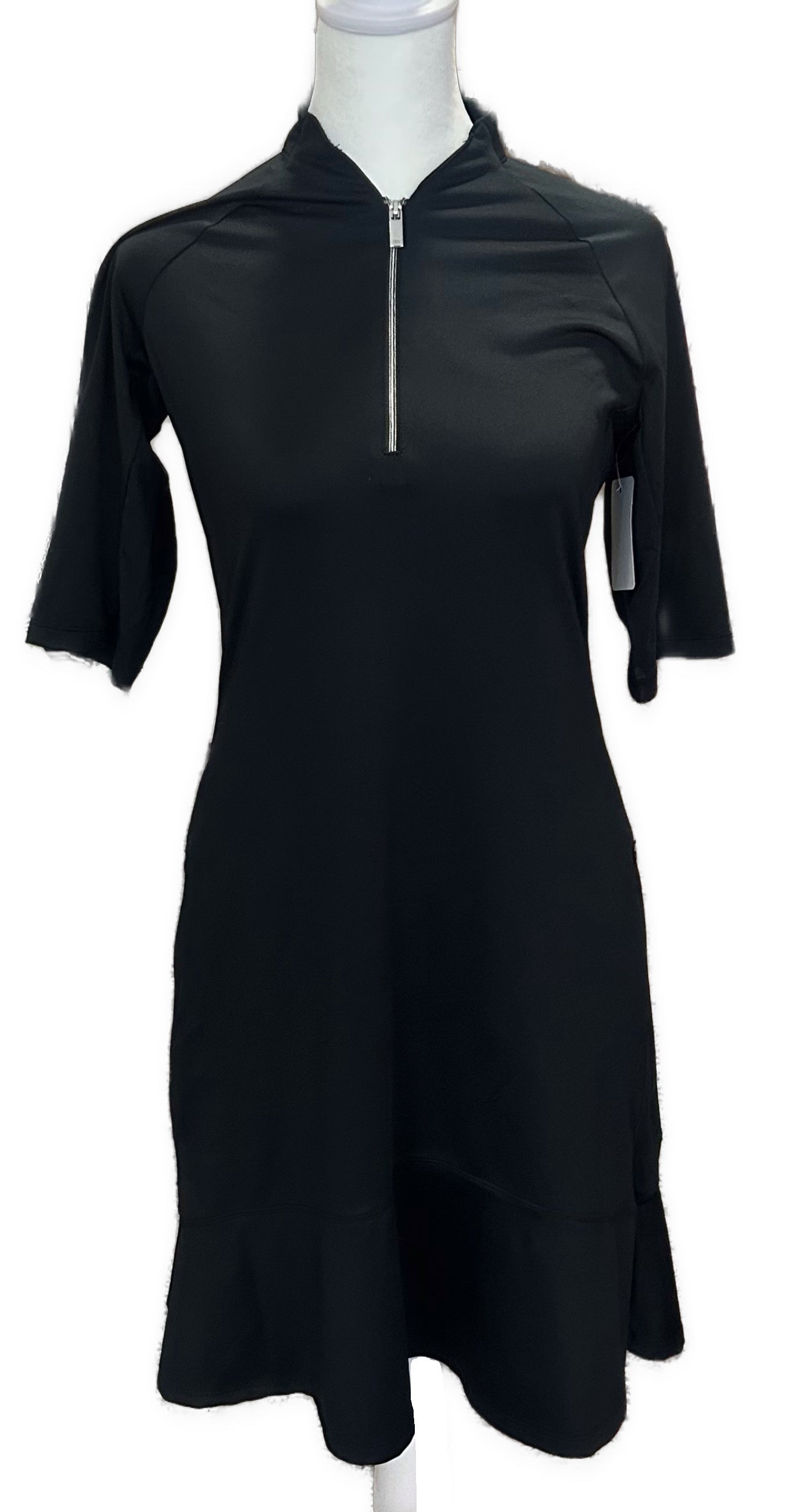 Tail Women's 12” Sleeve Golf Dress, XS, Black