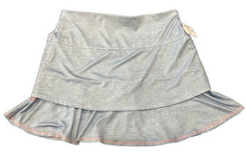 Lucky in Love Light Blue Heather Women's 17” Golf Skort Size L