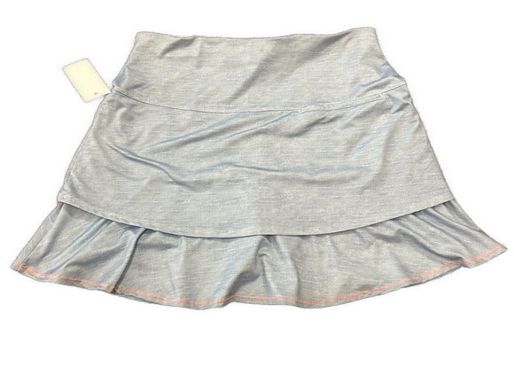 Lucky in Love Light Blue Heather Women's 17” Golf Skort Size L