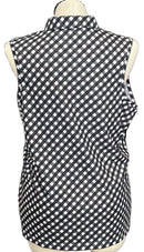 Nike Black & White Print Women's Sleeveless Golf Top Size XXL-2