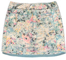 EP New York Teal Snake Skin Pattern 15.5” Golf Skort Size XS-2