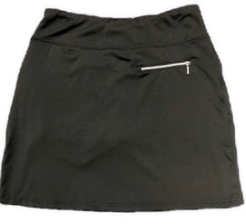 GGBlue Black 18" Golf Skort Size M MSP$97 - 0
