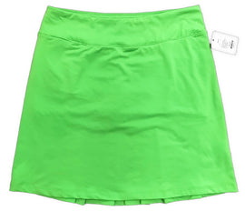 New Amy Sport Spitfire Petite Marisa Pleated 18” Lime Skort MSP$160