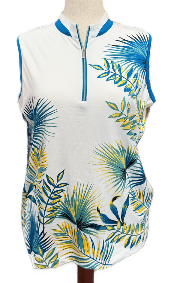 Tail Activewear Women's Delta Sleeveless Golf Top - Tuscany Size XL MSP$92