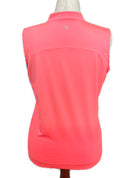 Tail Activewear Women's Coral Sleeveless Snap Golf Top Size L-2