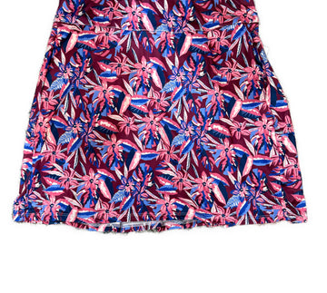 Emerald 18 Cranberry Floral Print Golf Skort Size L