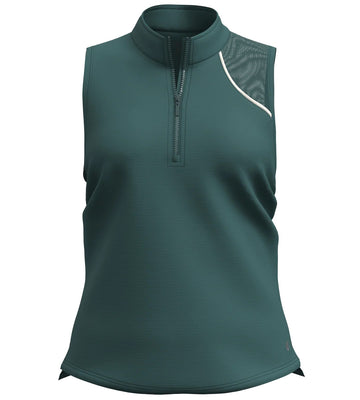 New GGBlue Jesse Sleeveless Ice Mesh Golf Top - Forest MSp$88