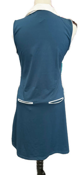 New Scratch Seventy Blue Mina Sleeveless Golf Dress MSP$125 - 0