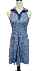 New Scratch Seventy Paisley Nancy Sleeveless Golf Dress Size XS MSP$110-1