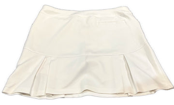 Adidas Women's White 18” Golf Skort w/Pleats Size L - 0