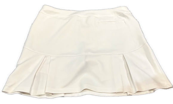 Adidas Women's White 18” Golf Skort w/Pleats Size L