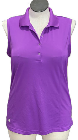 Adidas Purple Women's Sleeveless Golf Top Size XL