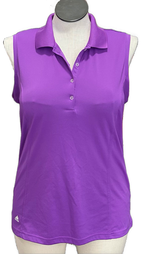 Adidas Purple Women's Sleeveless Golf Top Size XL