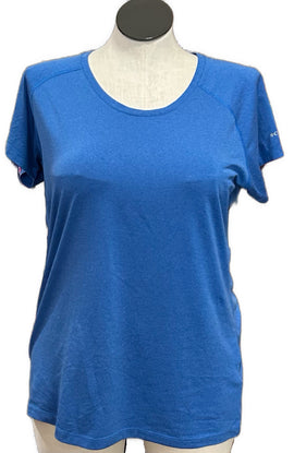 Columbia Blue Heathered Women's T-shirt Size XL