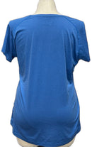 Columbia Blue Heathered Women's T-shirt Size XL-2