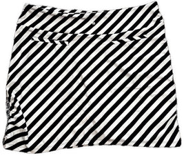 New Swingdish Black & White Striped Paisley 18” Golf Skort Size XL MSP$89 - 0